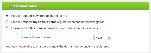 select-domain-name